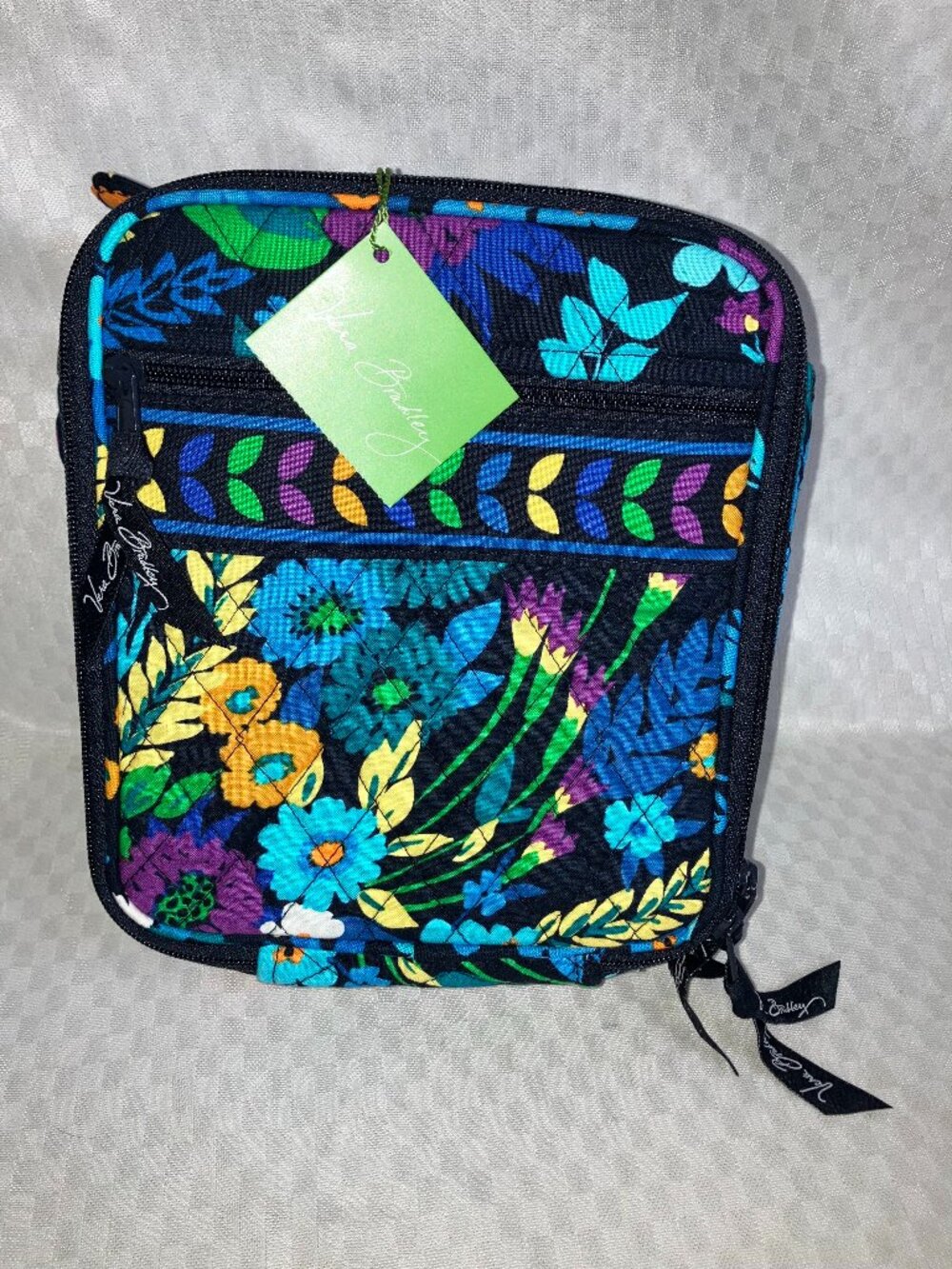 NWT Vera Bradley Lunch Break Women One Size Midnight Blues Floral Insulated Bag